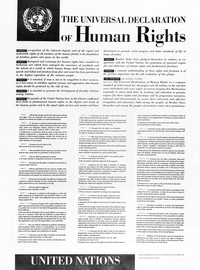 La Déclaration universelle des droits de l'Homme, 1948