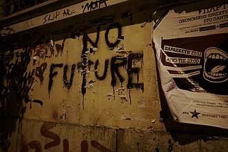 Graffiti No Future à Athènes