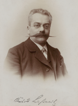 Portrait de Kurd Lasswitz en 1900. Crédits : Forschungsbibliothek Gotha